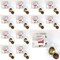 12 Pack Happy Holidays Candy Favor Cube Filled With Milk Chocolate Dubai Truffles For Gifting, Christmas Party Favors, Giveaways, Candy Buffets & More - Red Truck